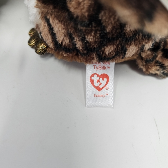 Beanie Boos Bundle of Two Owls Midnight Sammy Stuffed Plush Animals 7 inch - Picture 6 of 10